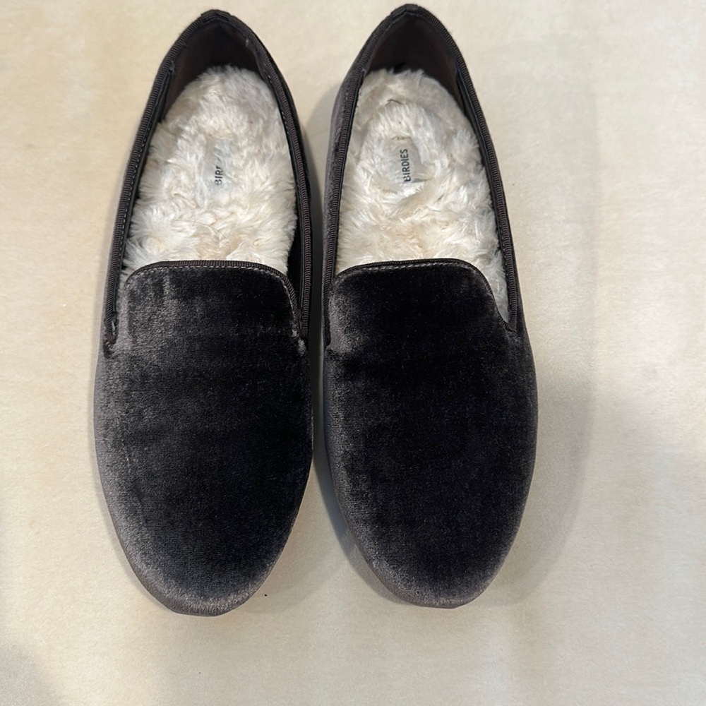 Birdies Faux Fur Shearling Driving Shoe- Never Worn. Size 8